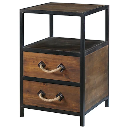 Two Drawer Accent Table